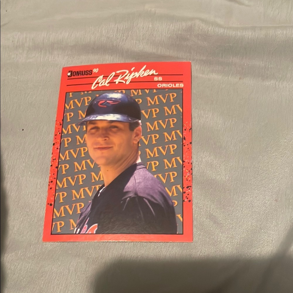 Donruss Cal Ripken Jr. MVP Card - Red and Black
